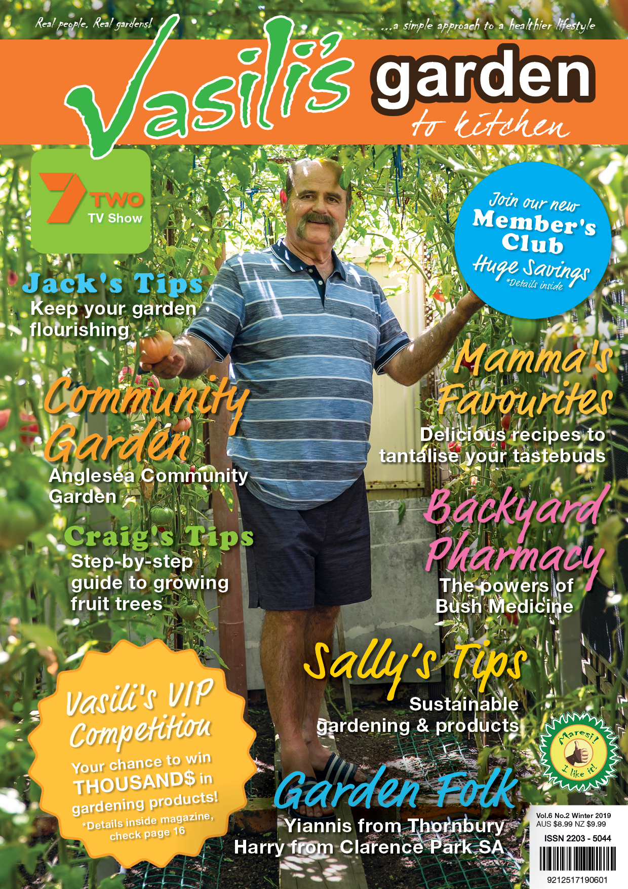 Vasili's Garden to Kitchen Magazine - Issue 21 - Winter 2019